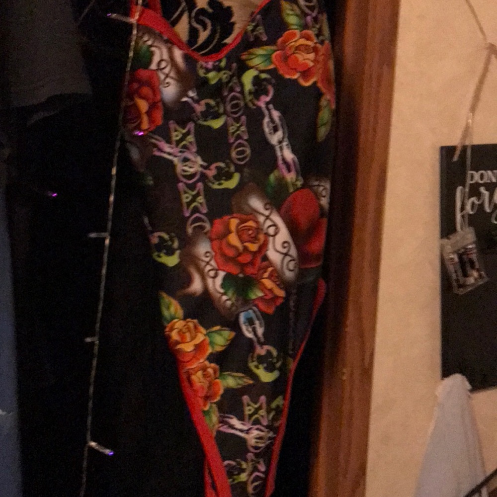 Ed Hardy one piece bathing suit